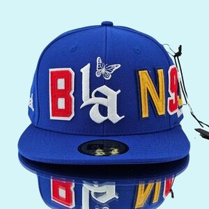 Brand About Nothing Hat Cap Blue Los Angeles Exhibit A Wool Blend Streetwear